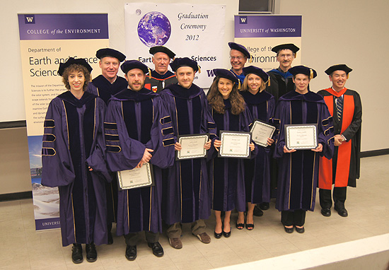 UW ESS UnderGraduate Students of 2012 group photo