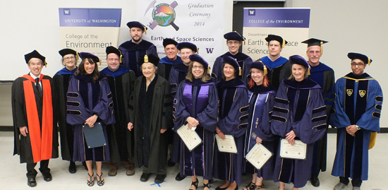 UW ESS UnderGraduate Students of 2014 group photo