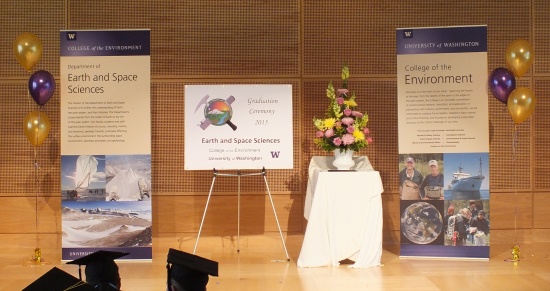 UW ESS Graduation 2015 stage photo