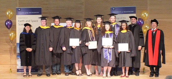 UW ESS UnderGraduate Students of 2015 group photo