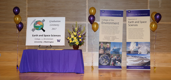 UW ESS Graduation 2017 stage photo