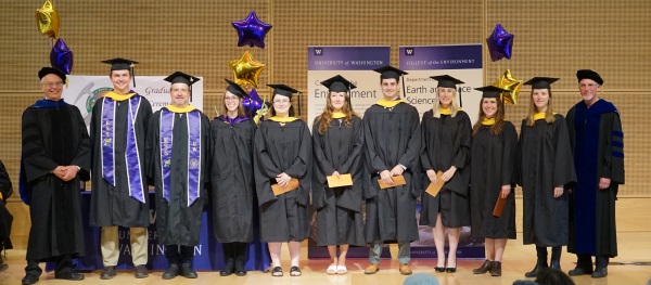 UW ESS Masters Students of 2018 Group Photo