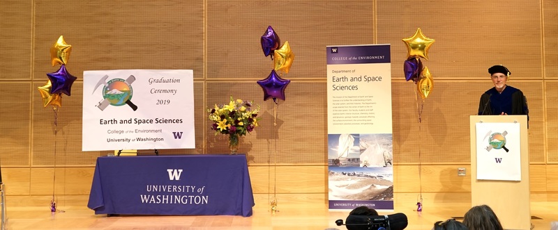 UW ESS Graduation 2019 stage photo