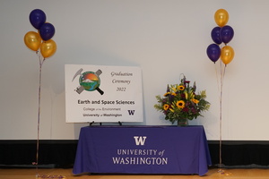 UW ESS Graduation 2022 stage photo